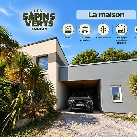 Les Sapins Verts Saint-Lo I Vue Sur Le Haras Et Proche Centre-Ville Apartahotel 4*